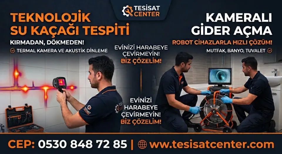 SİLİVRİ - Sıhhi tesisat kaçağı tespiti