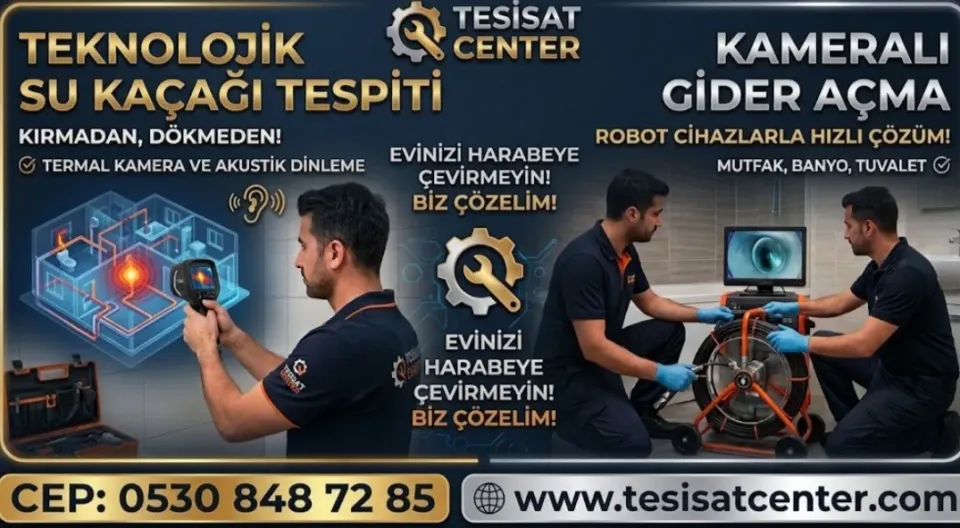 Kameralı Su Tesisatçısı Silivri 0530 848 72 85